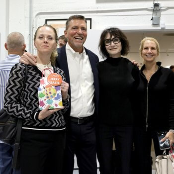 Photo from Jerry Saltz talk at Palm Beach Modern Auctions