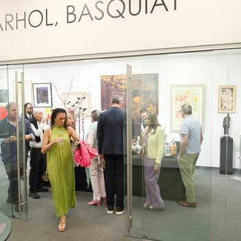 Photo from Jerry Saltz talk at Palm Beach Modern Auctions