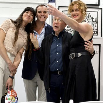 Photo from Jerry Saltz talk at Palm Beach Modern Auctions