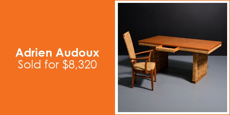 Palm Beach Modern Auctions Adrien Audoux $8,320