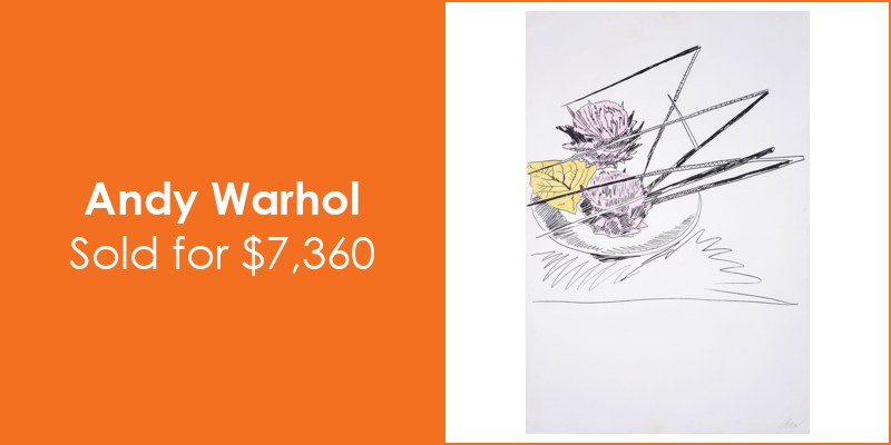 Palm Beach Modern Auctions Andy Warhol $7,360