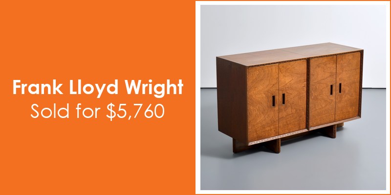 Palm Beach Modern Auctions Frank Lloyd Wright $5,760