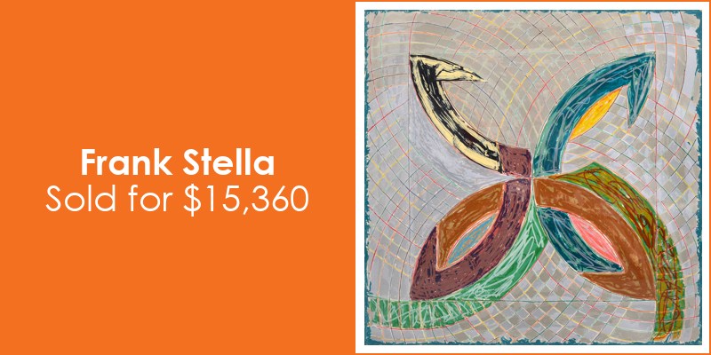 Palm Beach Modern Auctions Frank Stella $15,360