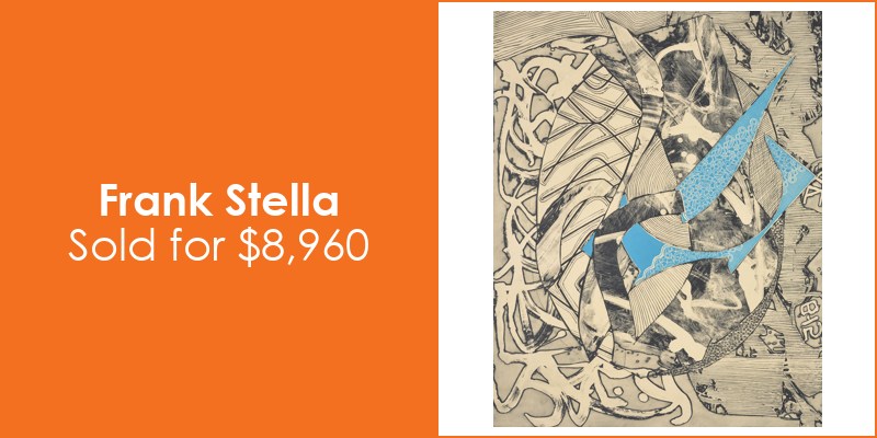 Palm Beach Modern Auctions Frank Stella $8,960