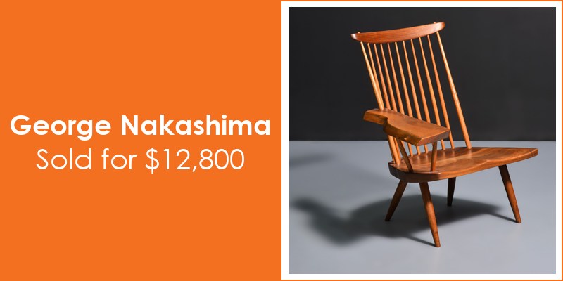 Palm Beach Modern Auctions George Nakashima $12,800