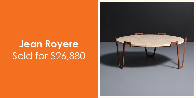 Palm Beach Modern Auctions Jean Royere $26,880
