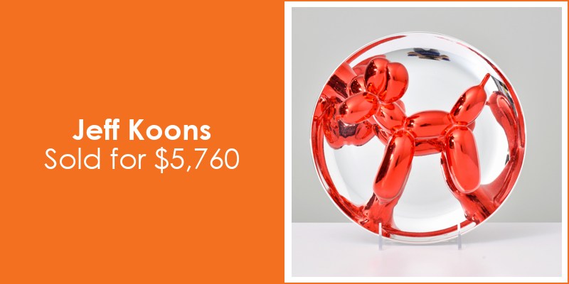 Palm Beach Modern Auctions Jeff Koons $5,760