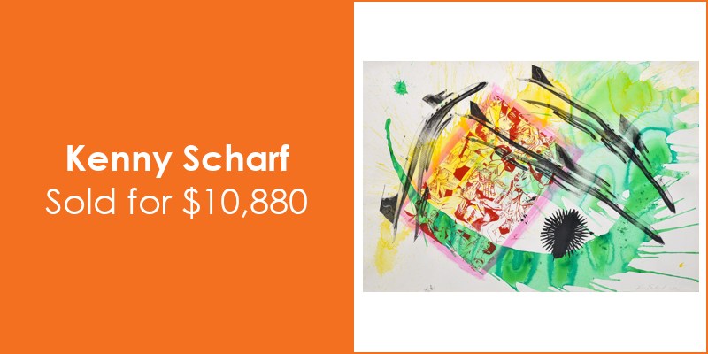 Palm Beach Modern Auctions Kenny Scharf $10,880