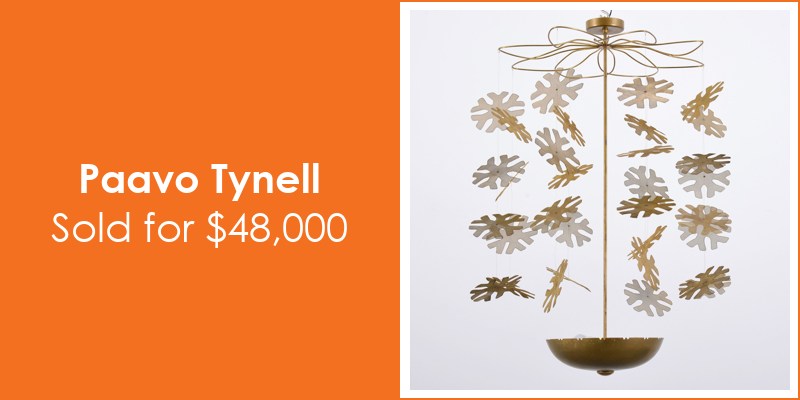 Palm Beach Modern Auctions Paavo Tynell $48,000