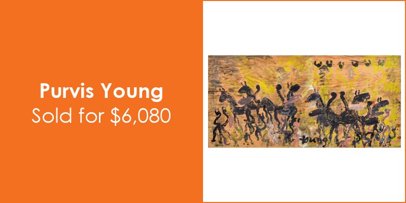 Palm Beach Modern Auctions Purvis Young $6,080