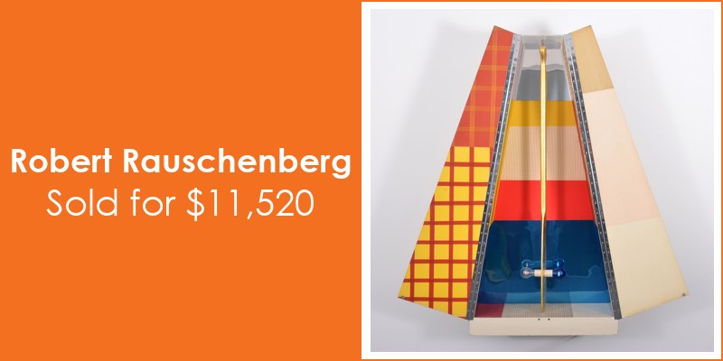 Palm Beach Modern Auctions Robert Rauschenberg $11,520