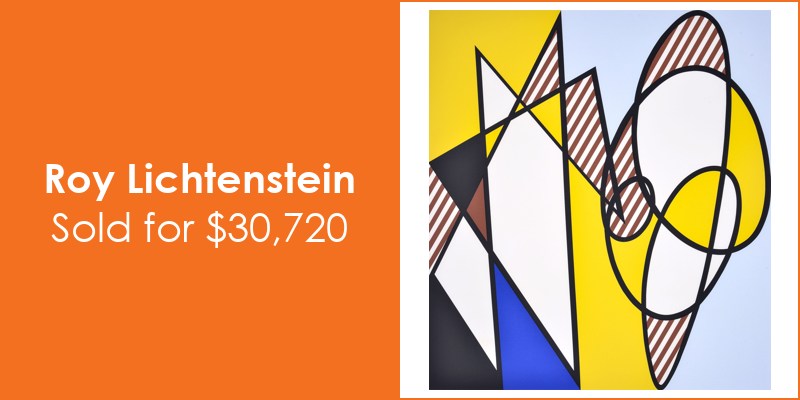 Palm Beach Modern Auctions Roy Lichtenstein $30,720