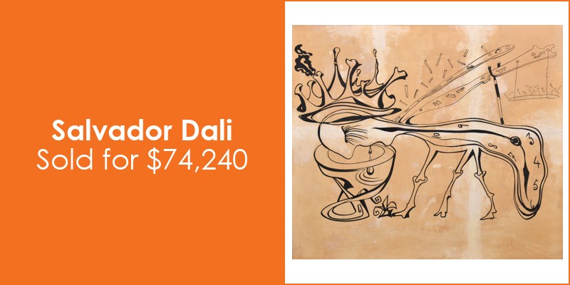 Palm Beach Modern Auctions Salvador Dali $74,240