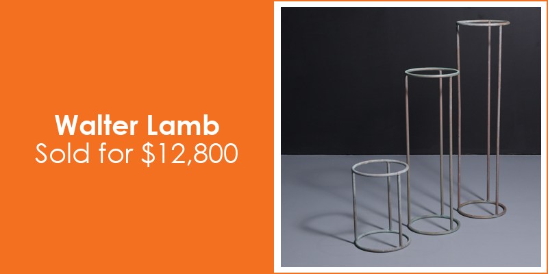 Palm Beach Modern Auctions Walter Lamb $12,800