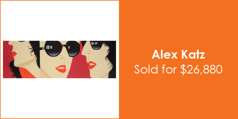 Palm Beach Modern Auctions Alex Katz $26,880