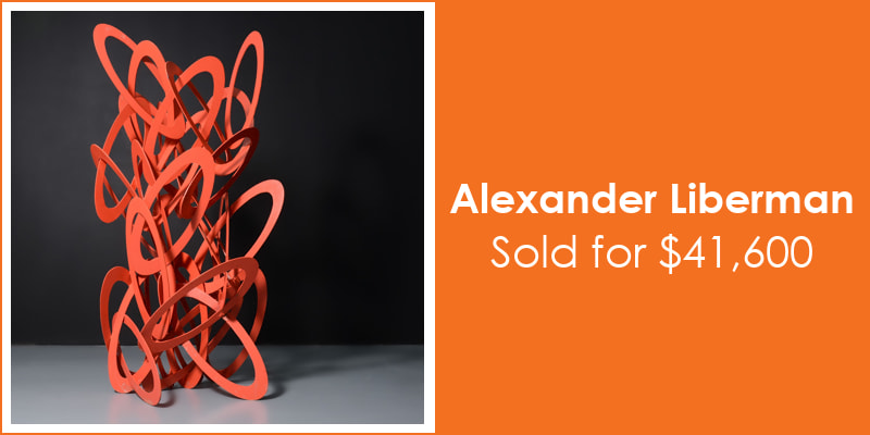 Palm Beach Modern Auctions Alexander Liberman $41,600