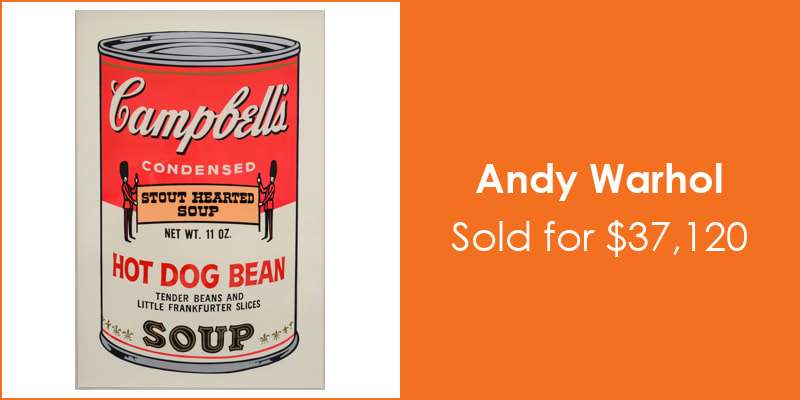 Palm Beach Modern Auctions Andy Warhol $37,120