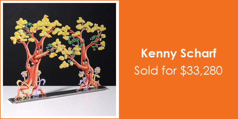 Palm Beach Modern Auctions Kenny Scharf $33,280
