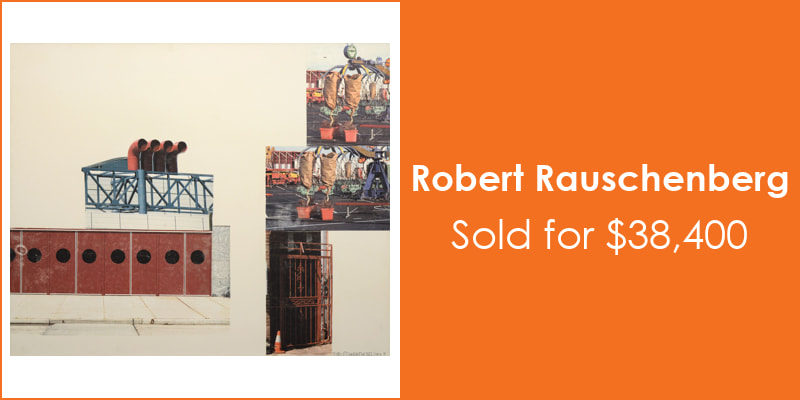 Palm Beach Modern Auctions Robert Rauschenberg $38,400