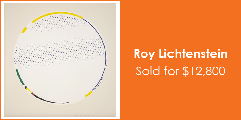 Palm Beach Modern Auctions Roy Lichtenstein $12,800