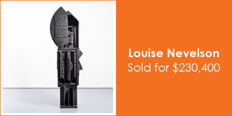 Palm Beach Modern Auctions Monumental Louise Nevelson Sculpture, 105H - Sold for $230,400 on 11-04-2023 (Lot 651)