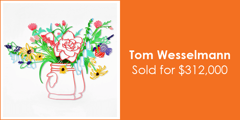 Palm Beach Modern Auctions Monumental Tom Wesselmann Steel Drawing Sculpture - Sold for $312,000 on 02-08-2020 (Lot 235a)