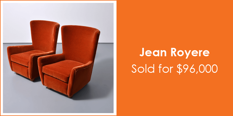 Palm Beach Modern Auctions Pair of Jean Royere COPENHAGUE Lounge Chairs - Sold for $96,000 on 05-18-2024 (Lot 126)