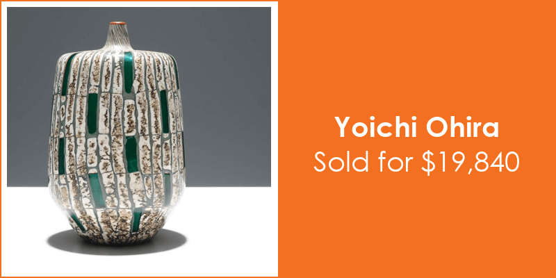 Palm Beach Modern Auctions Yoichi Ohira FINESTRE Glass Vase , Vessel, Unique - Sold for $19,840 on 10-26-2024 (Lot 126)